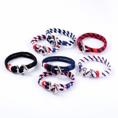Bracelets injecteurs en acier inoxydable pour hommes, ULde survie nautique, bracelet JOParacord