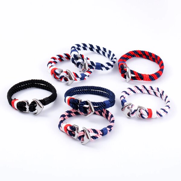 Bracelets injecteurs en acier inoxydable pour hommes, ULde survie nautique, bracelet JOParacord – Image 6