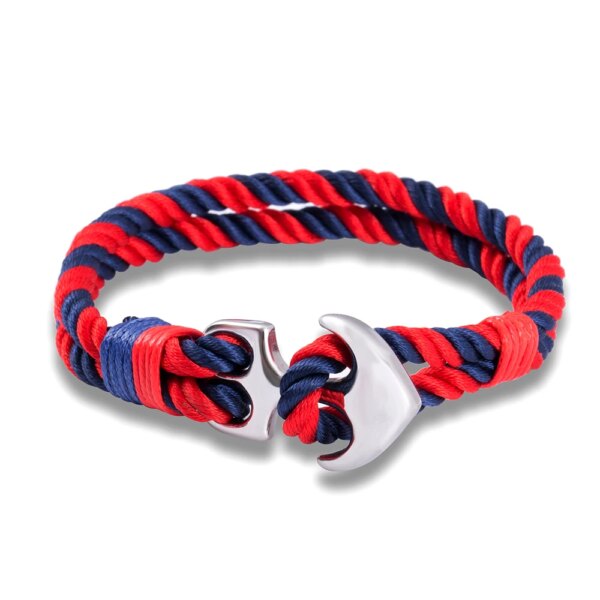 Bracelets injecteurs en acier inoxydable pour hommes, ULde survie nautique, bracelet JOParacord – Image 4
