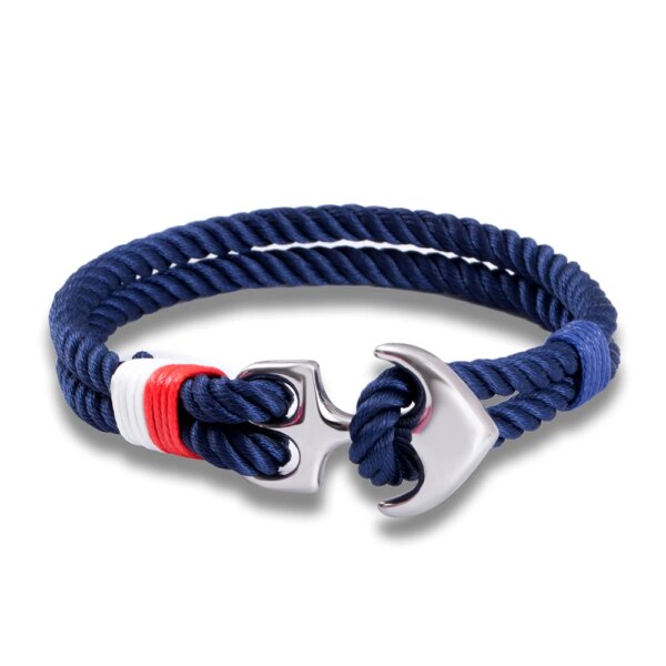 Bracelets injecteurs en acier inoxydable pour hommes, ULde survie nautique, bracelet JOParacord – Image 5