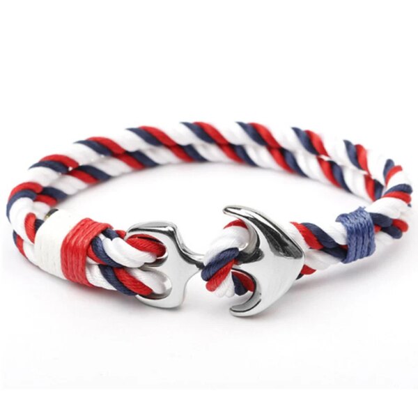 Bracelet d'Injecteur en Acier Inoxydable pour Homme et Femme, Breloque en Paracorde, Corde de Nylon, de Survie Chimique