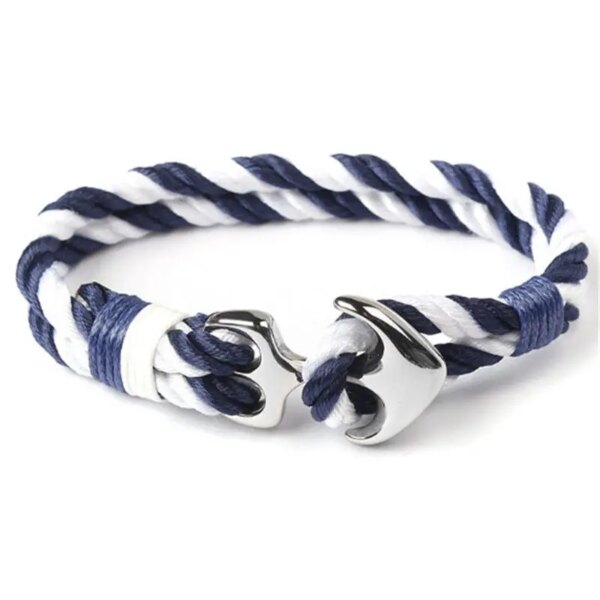 Bracelet d'Injecteur en Acier Inoxydable pour Homme et Femme, Breloque en Paracorde, Corde de Nylon, de Survie Chimique