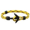 Eif Dock – Bracelets ancre de couleur noire pour hommes, nouvelle mode, corde de survie, chaîne paracorde