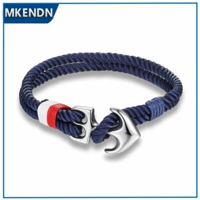 10850-fd53fa.jpg Bracelet ancre pour homme, bonne qualité, à breloque, corde de survie, chaîne