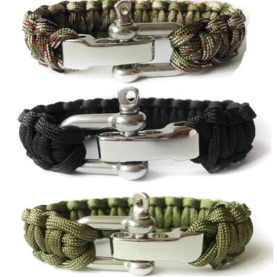 10950-51d3d6.jpg Bracelet de survie en parachute tissé pour homme, manille, broche, réglage de la structure