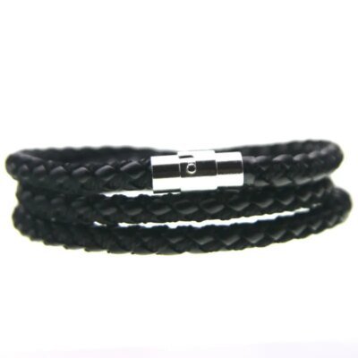 Bracelets à breloques en acier inoxydable pour hommes, crochets de sport ronds en métal, injecteur de haute qualité