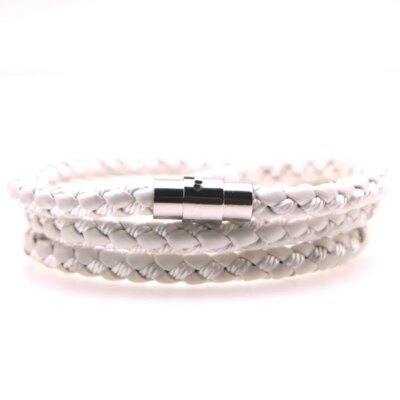 Bracelets à breloques en acier inoxydable pour hommes, crochets de sport ronds en métal, injecteur de haute qualité