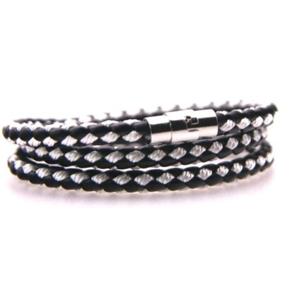 Bracelets à breloques en acier inoxydable pour hommes, crochets de sport ronds en métal, injecteur de haute qualité