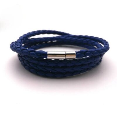 Bracelets à breloques en acier inoxydable pour hommes, crochets de sport ronds en métal, injecteur de haute qualité