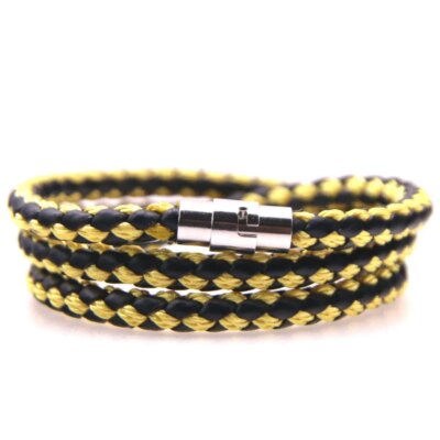 Bracelets à breloques en acier inoxydable pour hommes, crochets de sport ronds en métal, injecteur de haute qualité