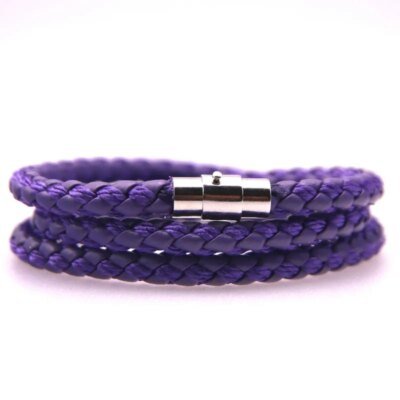 Bracelets à breloques en acier inoxydable pour hommes, crochets de sport ronds en métal, injecteur de haute qualité