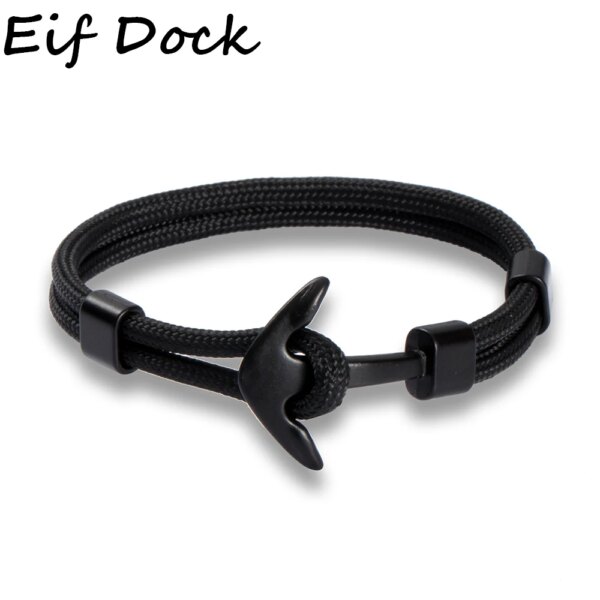 Bracelets à breloques multicouches pour hommes et femmes, ULde survie, crochets de sport, style marine – Image 2