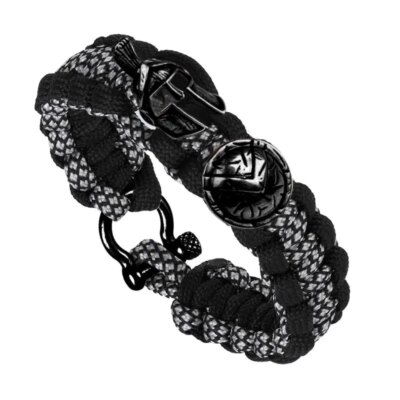 Bracelet de survie en plein air pour hommes, ULfaite à la main de luxe, casque spartiate, Kokor, parapluie, cadeau pour dames