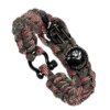 Bracelet de survie en plein air pour hommes, ULfaite à la main de luxe, casque spartiate, Kokor, parapluie, cadeau pour dames