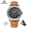 11508-1ebc88.jpg NAVIFORCE – montre-bracelet en cuir pour hommes, montre-bracelet de sport militaire