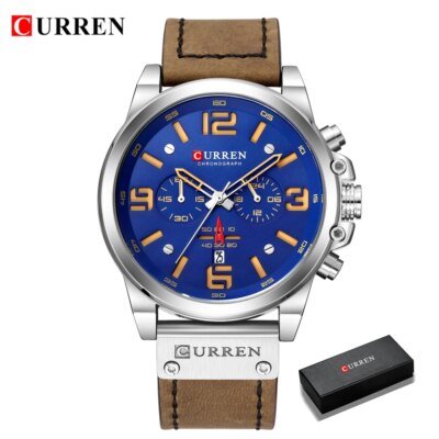 Curren — Montres de luxe pour homme, chronographes étanches, plusieurs styles