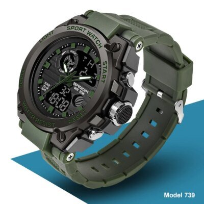 11639-8ea4e2.jpg SANDA-Montre à quartz militaire étanche pour homme, montres de sport pour homme, marque supérieure