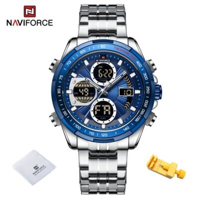 NAVIFORCE – montre-bracelet à Quartz pour hommes, chronographe de sport Original, étanche