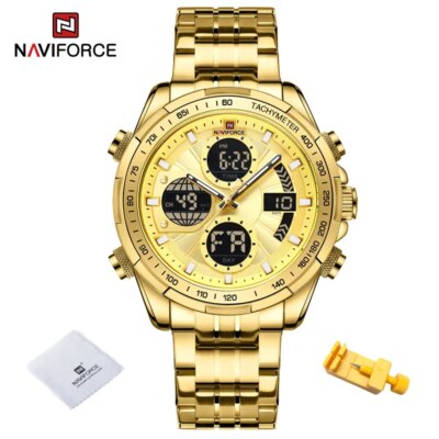11693-a3b983.jpg NAVIFORCE – montre-bracelet à Quartz pour hommes, chronographe de sport Original, étanche
