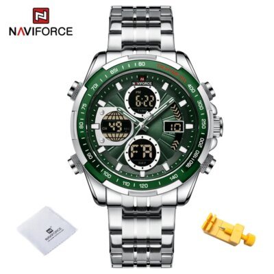 NAVIFORCE – montre-bracelet à Quartz pour hommes, chronographe de sport Original, étanche