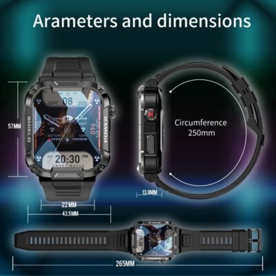 Montre connectée entièrement tactile pour homme, Android, Xiaomi, tension artérielle