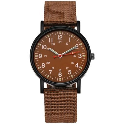 11764-84de89.jpg Montre militaire Shoous en nylon pour hommes, montre-bracelet de l'armée
