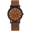 Montre militaire Shoous en nylon pour hommes, montre-bracelet de l'armée