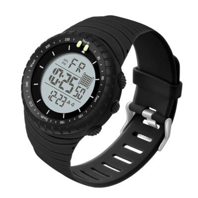SYNOKE-Montre numérique de sport de plein air pour homme, horloge électronique LED