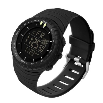 SYNOKE-Montre numérique de sport de plein air pour homme, horloge électronique LED