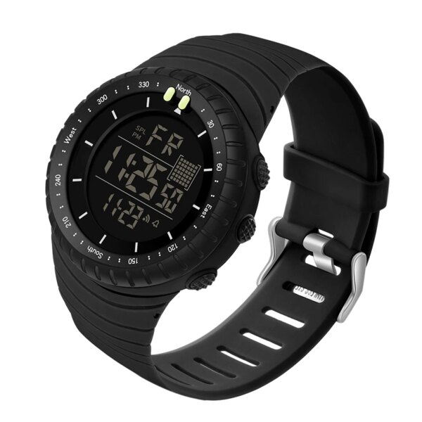 SYNOKE-Montre numérique de sport de plein air pour homme, horloge électronique LED