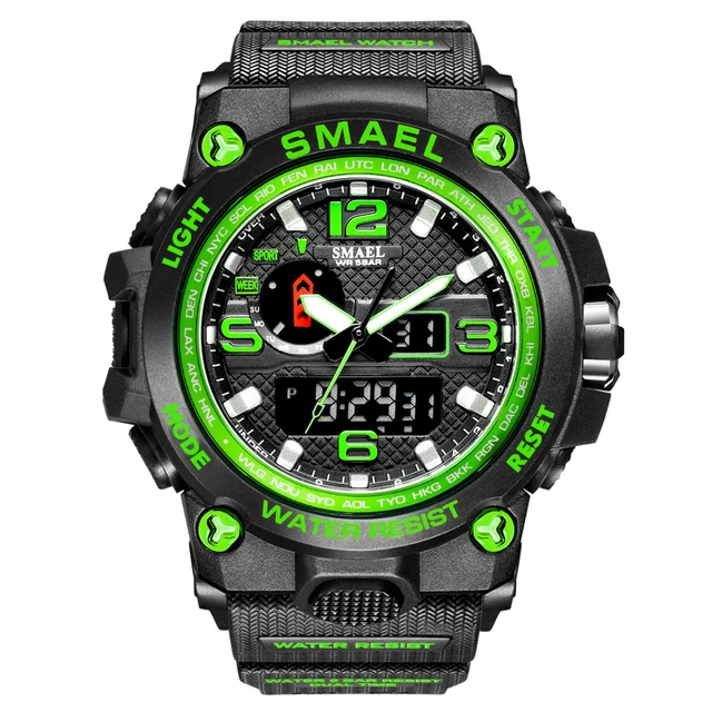 black green