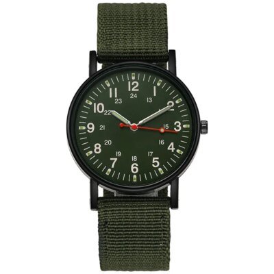 Montres-bracelets de sport Shoous pour hommes, montre militaire, bracelet en nylon simple