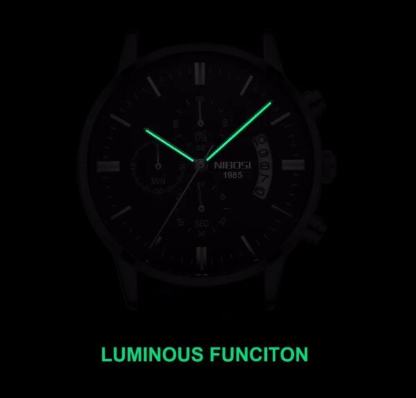NIBOSI – Montre-bracelet de luxe pour hommes, montre à Quartz, célèbre, mode décontractée
