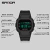 SANDA montre numérique Sport de plein air hommes montres de Sport pour hommes