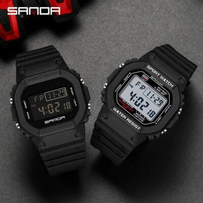 12356-9fa55c.jpg SANDA montre numérique Sport de plein air hommes montres de Sport pour hommes