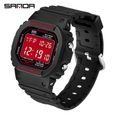 SANDA montre numérique Sport de plein air hommes montres de Sport pour hommes