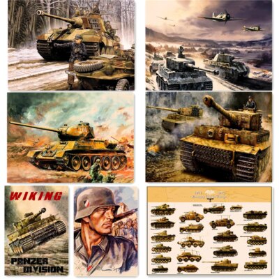 12946-65b775.jpg Tigre précieux soldat militaire Art Illustration rétro série de guerre