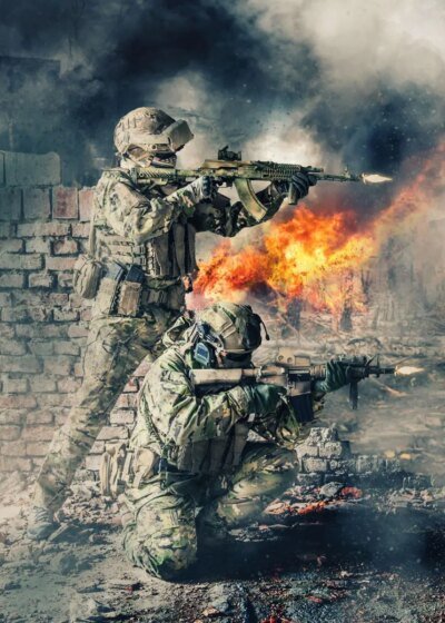 Peinture sur toile des Forces spéciales militaires, affiche de soldat, impression HD
