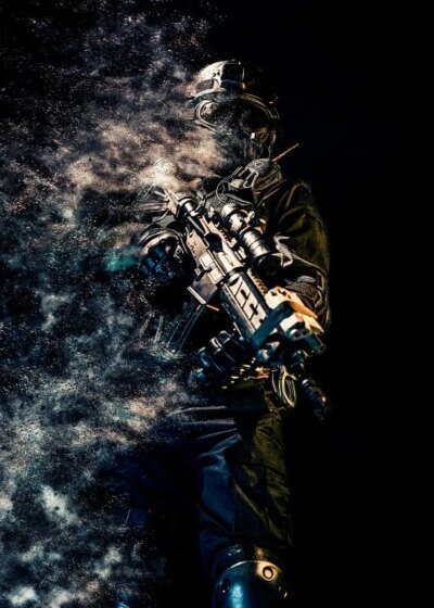 Peinture sur toile des Forces spéciales militaires, affiche de soldat, impression HD