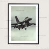 Affiche d'avion de chasse pour la décoration intérieure, impression murale vintage