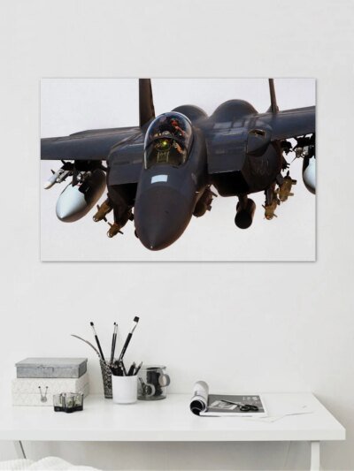 13426-5f3ef4.jpg Affiches sur le mur de F15 Jean Jet Military Elaurairplane, photo, décoration de la maison, salon, chambre à coucher, JZK08