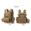 gilet tactique militaire Airsoft USMC, Molle, porte-plaque d'assaut de Combat, gilet tactique 3 couleurs CS