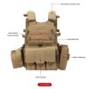 gilet tactique militaire Airsoft USMC, Molle, porte-plaque d'assaut de Combat, gilet tactique 3 couleurs CS