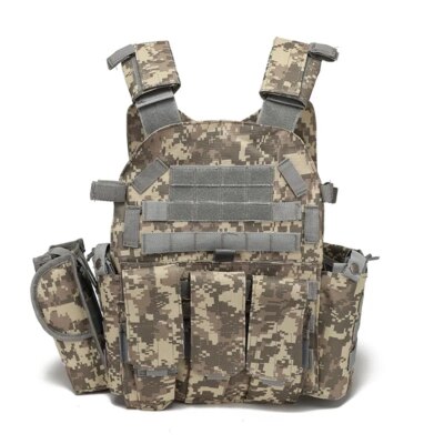 gilet tactique militaire Airsoft USMC, Molle, porte-plaque d'assaut de Combat, gilet tactique 3 couleurs CS