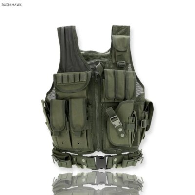 13574-9e0ab9.jpg Armure Linge militaire DulglaArmy pour hommes, équipement de paintball CS Airsoft, glaçure Molle, chasse en plein air, 4 couleurs