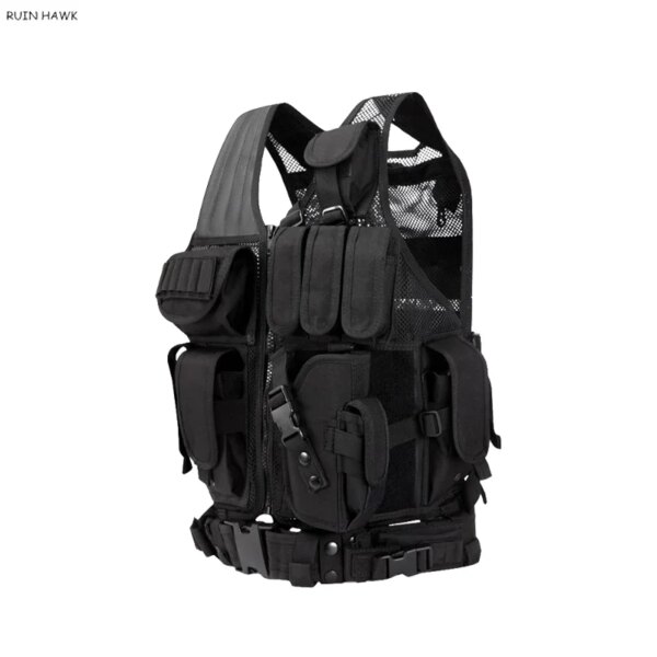 Armure Linge militaire DulglaArmy pour hommes, équipement de paintball CS Airsoft, glaçure Molle, chasse en plein air, 4 couleurs – Image 5