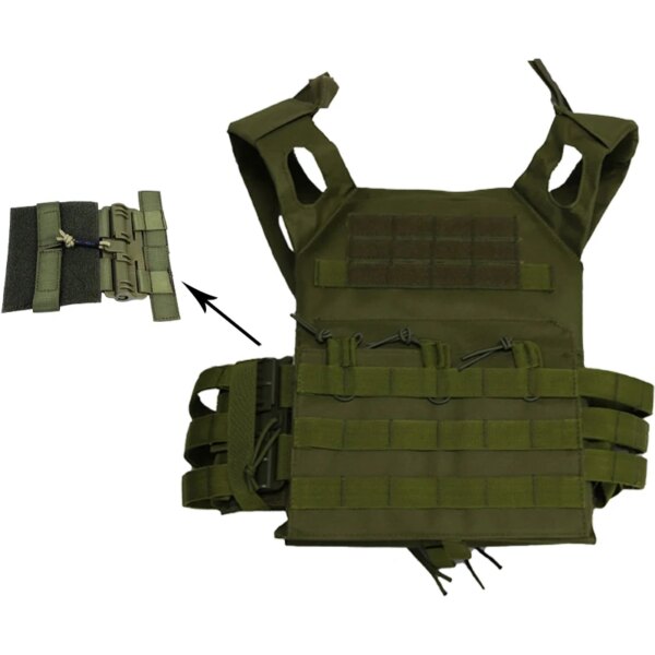 DulglaMen-Plaque de tir militaire pour la chasse en plein air, glaçure de protection pour airsoft et paintball – Image 5