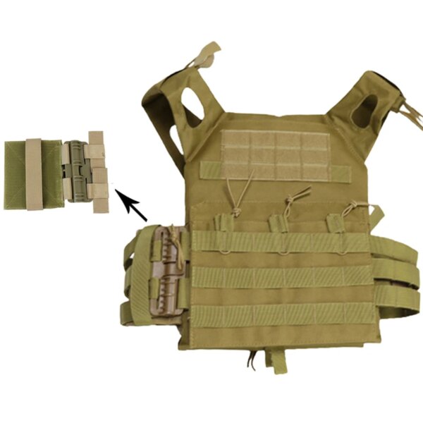 DulglaMen-Plaque de tir militaire pour la chasse en plein air, glaçure de protection pour airsoft et paintball – Image 6