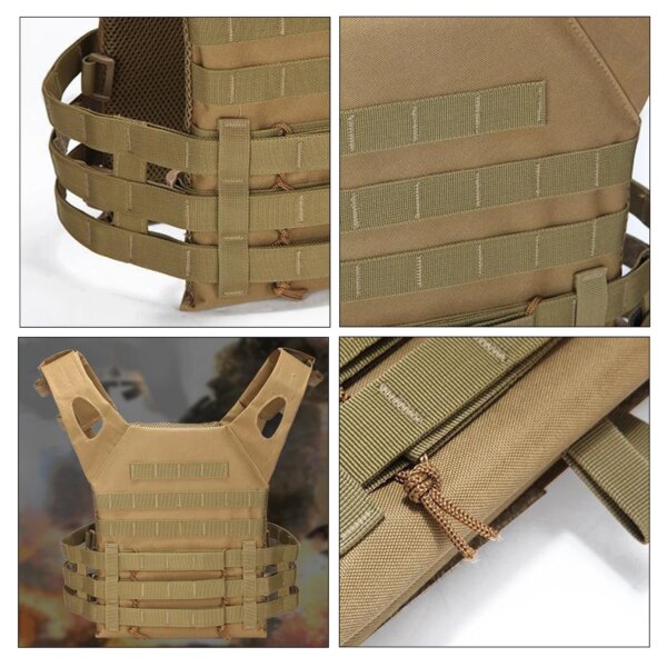 Plaque Molle Militaire de html en Gla800D, Protection Extérieure pour Magazine Electrolux, Airsoft, Paintball CS – Image 2