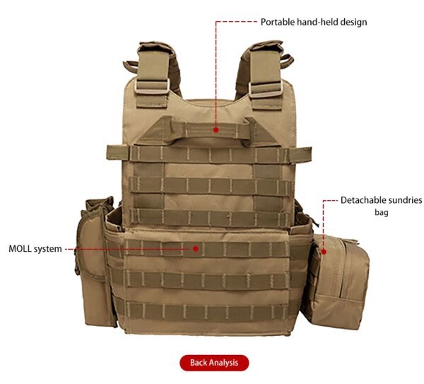 Armure Linge en nylon Molle Webbed Gear DulglaBody, chasse, Electrolux, accessoires Airsoft